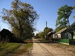 Road through the village