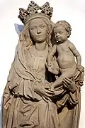 Madonna and Child, 1493, Neumünster, Würzburg (detail)