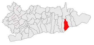 Location in Călărași County