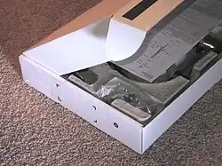 Die-cut folder for a faucet