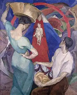 Adoration of the Virgin and Child, 1912–13, oil and encaustic on canvas, 150 × 120&nbsp;cm, private collection