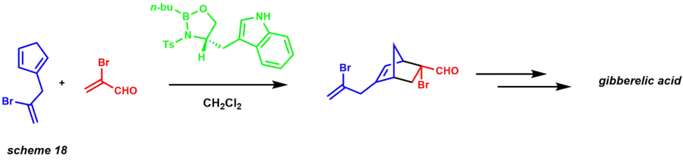 enantioslective diels-alder in total synthesis