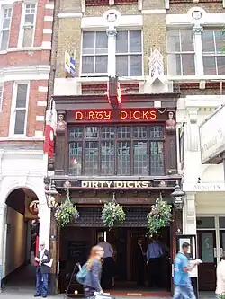 Exterior of Dirty Dick's