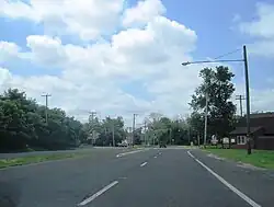 Taunton Road southbound approaching Tansboro Road