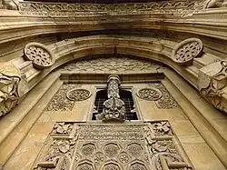 Closer view of the portal