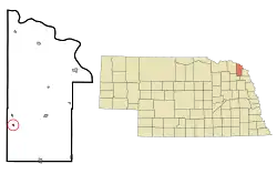 Location of Concord, Nebraska