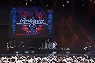 Dokken performing at Wacken Open Air 2018