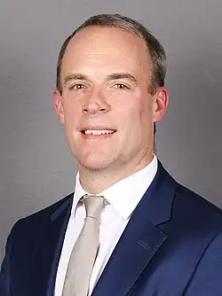 Portrait photograph of Dominic Raab