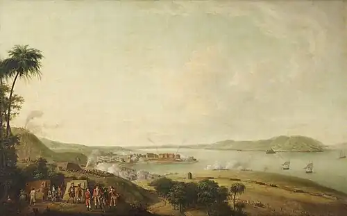 British Attack on the Citadel of Martinique by Dominic Serres