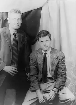 Donald Windham and Sandy Campbell, 1955