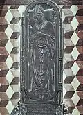 Donatello, Tomb slab of Giovanni Pecci, c. 1426