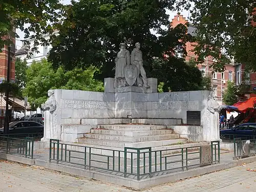 World War I memorial on the Square des Libérateurs/Bevrijderssquare