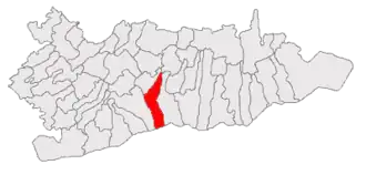 Location in Călărași County