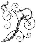 Double knot stitch