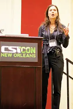 Indre Viskontas leading the Skepticism and the Media Panel CSICon 1