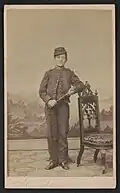 Drummer Robert Henry Hendershot ("Drummer Boy of the Rappahannock") of Co. B, 8th Michigan Infantry Regiment