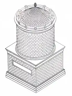 Graphical reconstruction by Hans G. Frenz [de], 1985