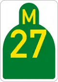 Metropolitan route M27 shield