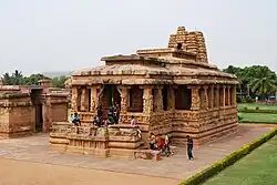 The temple from the front