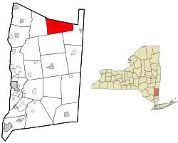 Location of Pine Plains, New York