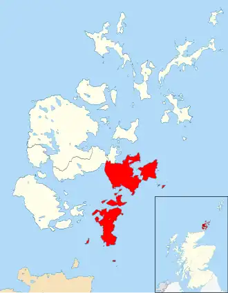 Location of the ward