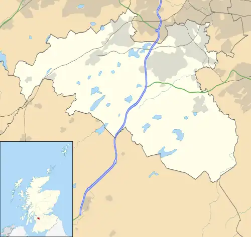 Hurlet is located in East Renfrewshire
