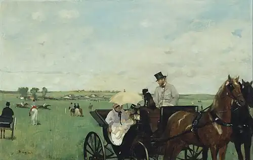 At the Races in the Countryside, 1869, Museum of Fine Arts, Boston