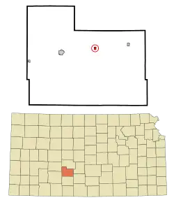 Location within County and Kansas