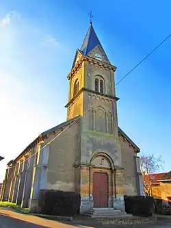 The church in Béchamps
