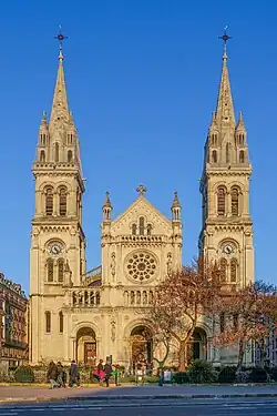 The church of Saint-Ambroise (11th arrondissement) by Théodore Ballu (1863–68)