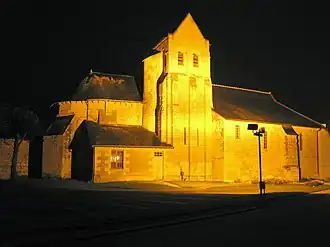 The church in Vézières