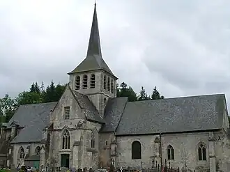 The church in Saint-Hymer