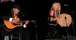 Bourne with Eivør Pálsdóttir in 2005