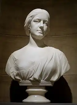 Elizabeth Ann Chase Taylor Akers Allen by Benjamin Paul Akers, c. 1860, in the Portland Museum of Art