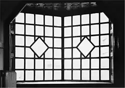 Third floor window of house