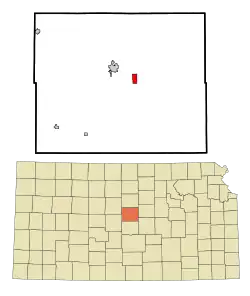 Location within County and Kansas