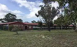 Single storey brick school building