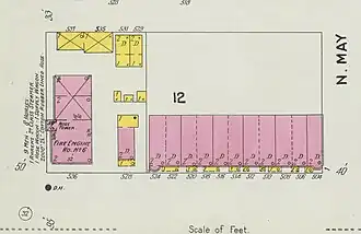Engine house in 1901