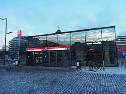 Entrance to the Hakaniemi station