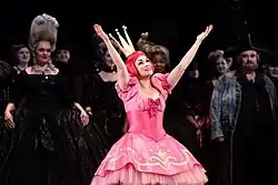 Erin Morley as Olympia at the Metropolitan Opera, 2015
