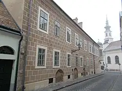 Esterhazy mansion and Lutheran Church. - 8 Bécsi kapu square, Várnegyed neighborhood, Budapest District I