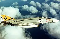 An F-4J Phantom II of Fighter Squadron VF-92 Silver Kings, from the USS&nbsp;Constellation