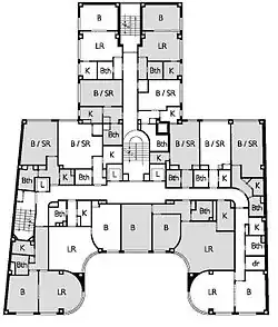 Florin Court floor plan