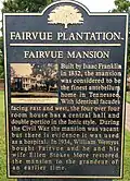 Fairvue Plantation Mansion; Gallatin, Tennessee