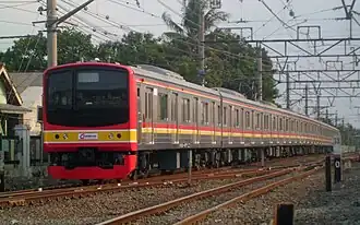 8-car 205 series set 148 (formerly Musashino Line set M64, marchen design), October 2019