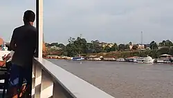 Jutaí as seen from a ship