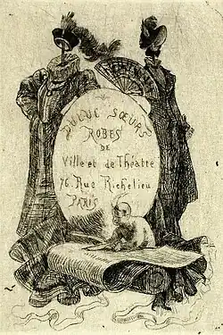 Duluc Sisters, Dresses (no date) etching (7.62 x 5.56&nbsp;cm) Los Angeles County Museum of Art I