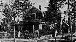 The couple's home, prior to the fire
