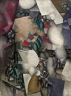 Fernand Léger, 1911–1912, Les Fumeurs (The Smokers), oil on canvas, 129.2 x 96.5&nbsp;cm, Solomon R. Guggenheim Museum, New York
