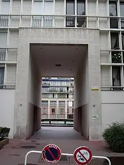 Residence Salmson, Point du Jour, Boulogne Billancourt, France. 1959-1963